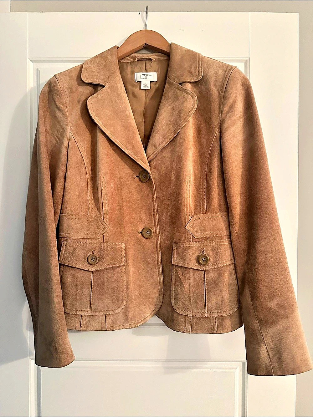 LOFT Brown Leather Jacket